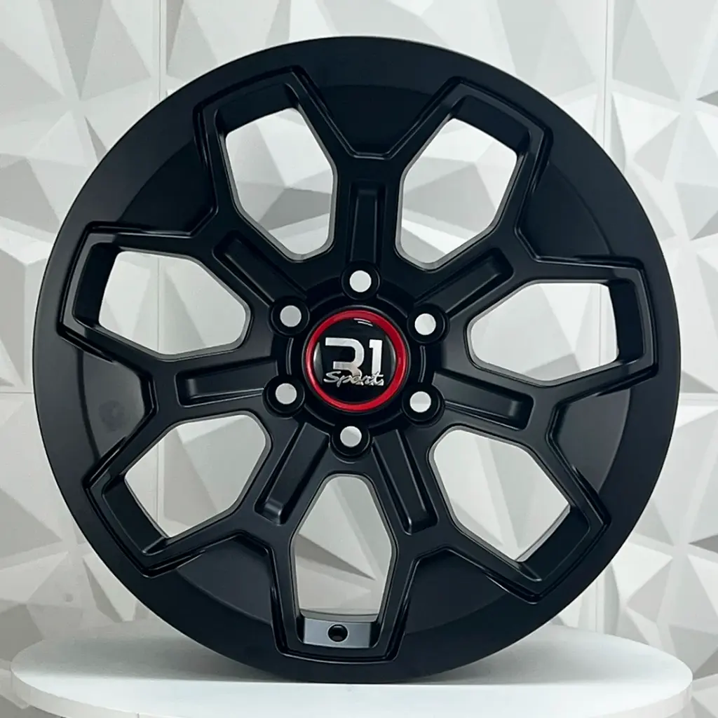 RIN 18X9 6-139.7 R1 SPORT QC1858 MATE BLACK ET15 CB106.1