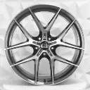RIN 20X8.5 5-120 R1 SPORT FA754 GUNMETAL MACHINE FACE ET40 CB72.6